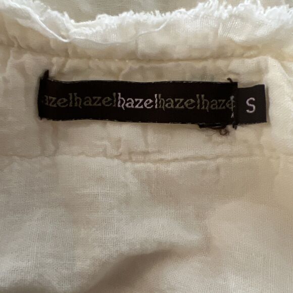 Hazel Hazel Hazel Top Small Cottage Boho Bubble Hem - Picture 3 of 4